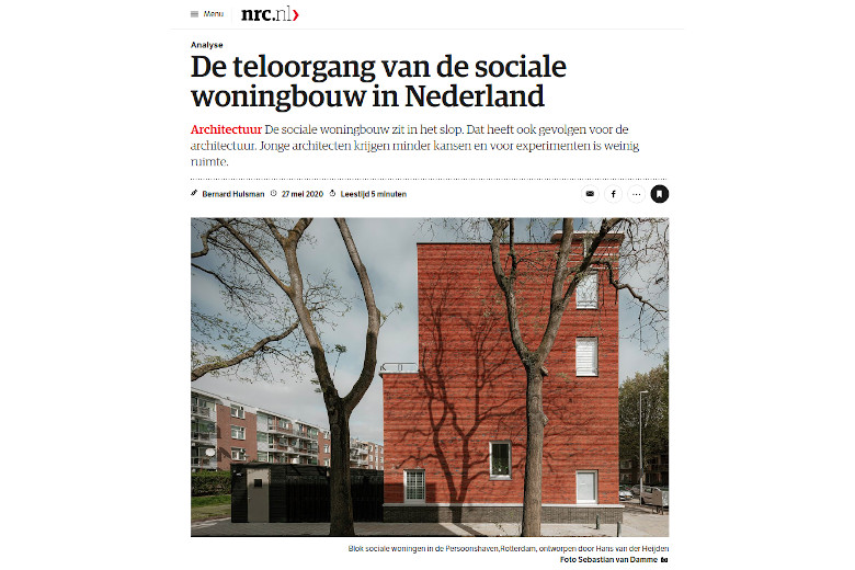 De teloorgang van de sociale woningbouw in Nederland